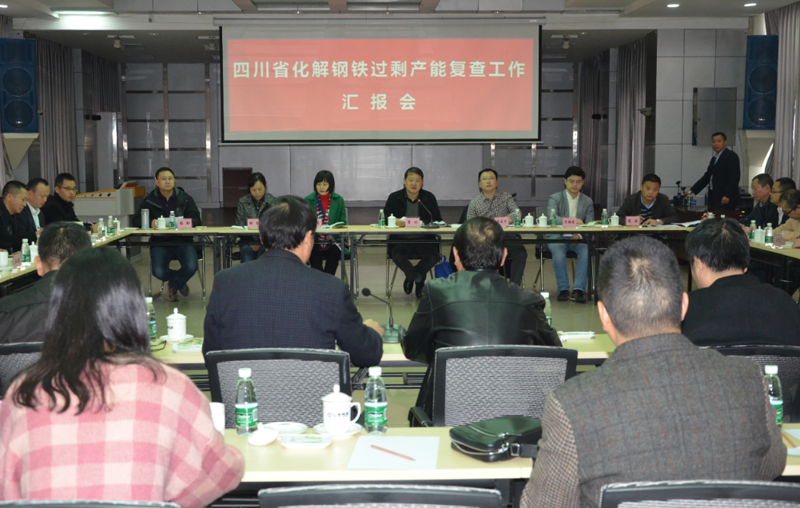 省化解鋼鐵過剩產(chǎn)能復(fù)查工作組蒞臨川威復(fù)查調(diào)研(圖2)