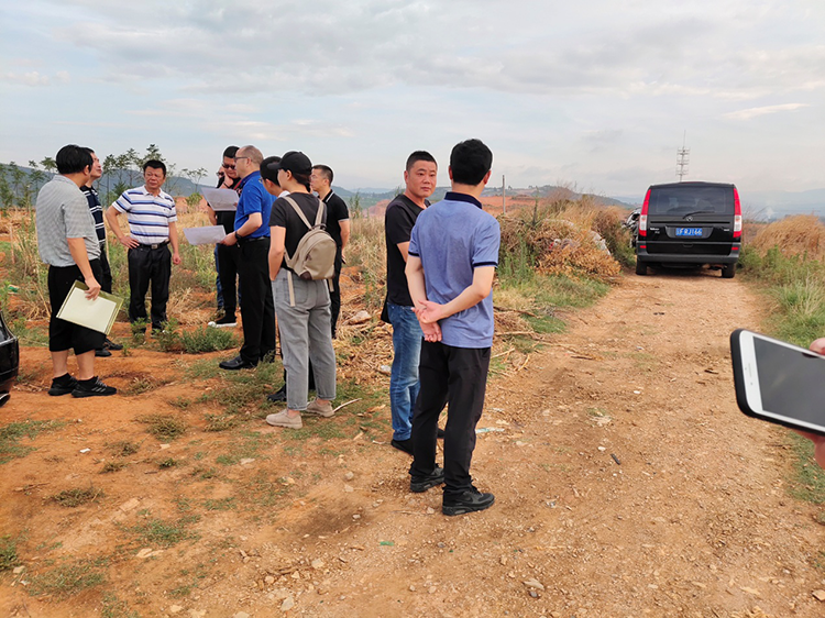 集團(tuán)公司王勁董事長(zhǎng)一行視察江川項(xiàng)目并考察江川區(qū)投資環(huán)境(圖2)