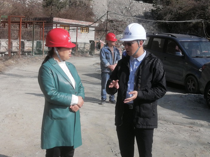 汶川縣政協(xié)副主席劉培英一行蒞臨礦業(yè)總公司阿壩礦區(qū)調(diào)研