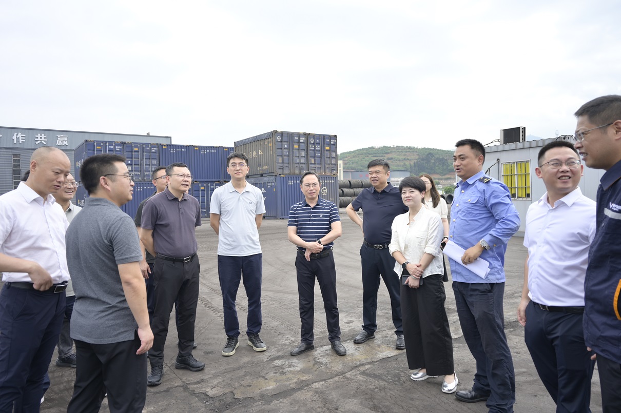 搶抓新機遇，謀求新合作，匯聚新動能——內(nèi)江考察團蒞臨通宇物流參觀交流(圖2)