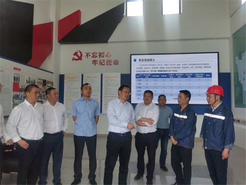 眉山市副市長冉登祥蒞臨川威集團(tuán)星船城建寶公司調(diào)研(圖2)