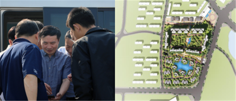 川威集團(tuán)董事長王勁一行 “五一”勞動節(jié)視察連界區(qū)域重點項目(圖2)