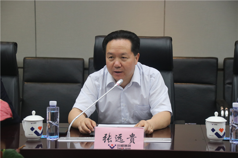 中鐵物資集團(tuán)總經(jīng)理、黨委副書(shū)記唐建勇一行到川威座談交流(圖2)