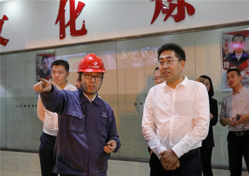 團(tuán)省委副書記王惠明一行到川威連界基地調(diào)研(圖2)