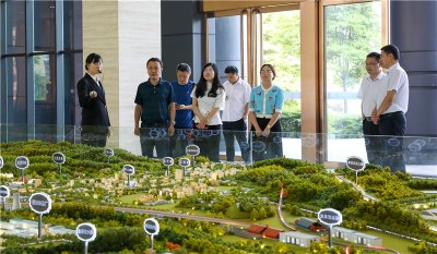 四川釩鈦產(chǎn)業(yè)技術(shù)研究院院長(zhǎng)張雪峰一行到川威連界基地調(diào)研交流